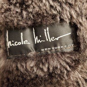 Nicole miller shearling jacket